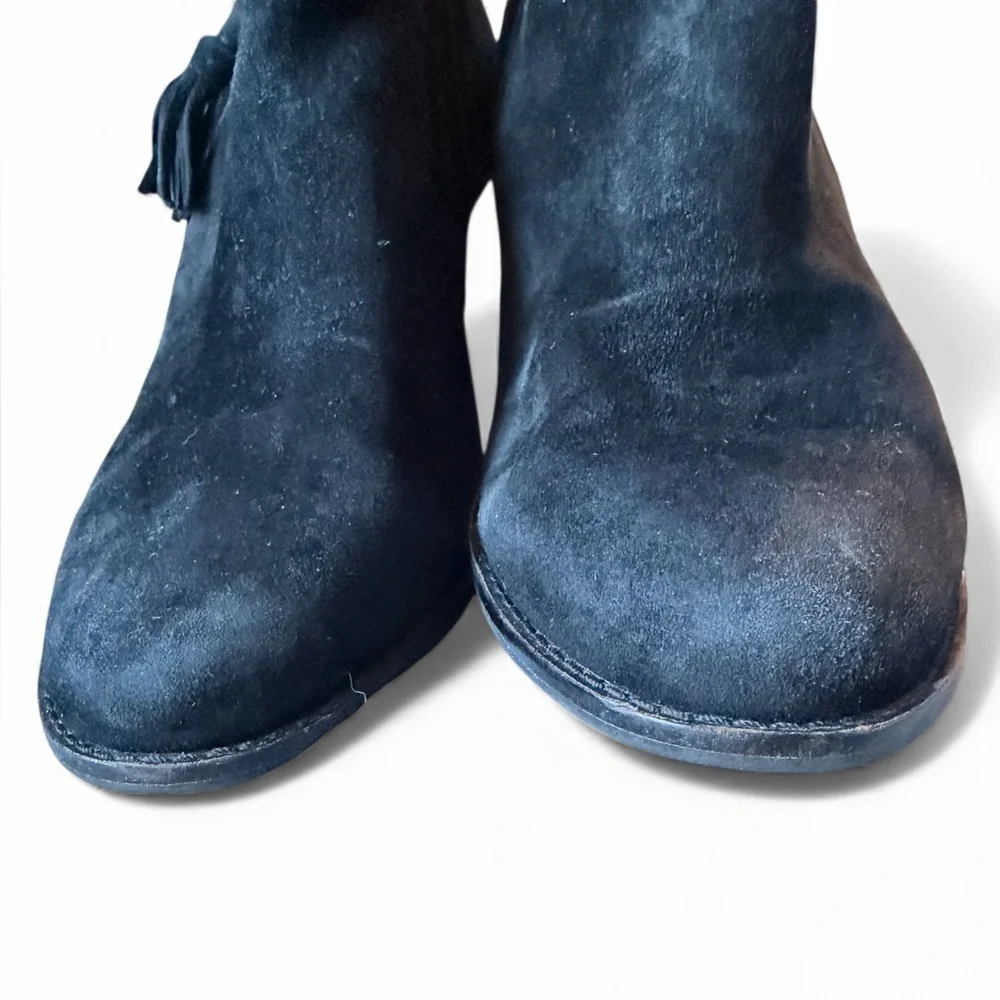 Vionic Serena Black Suede Ankle Boot Size 6.5